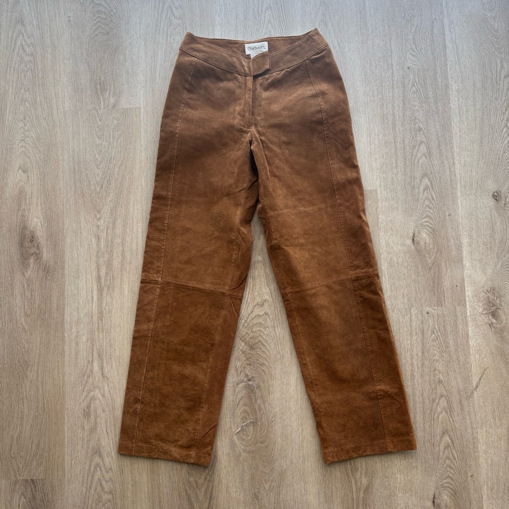 Vintage Chadwicks Brown Leather Pants NWT